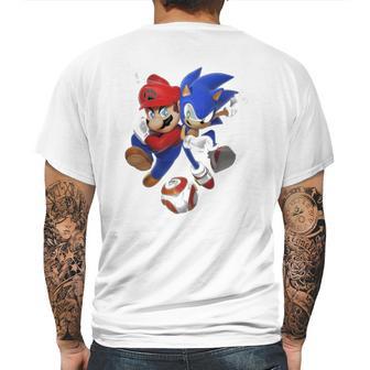 Mario And Sonic Rio Mens Back Print T-shirt | Favorety CA