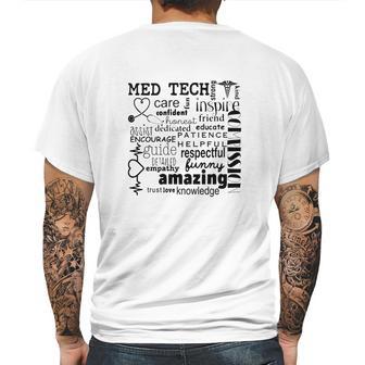 Med Tech Appreciation Mens Back Print T-shirt | Favorety UK