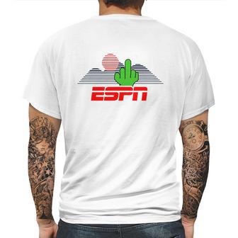 Middle Finger To Espn Mens Back Print T-shirt | Favorety UK