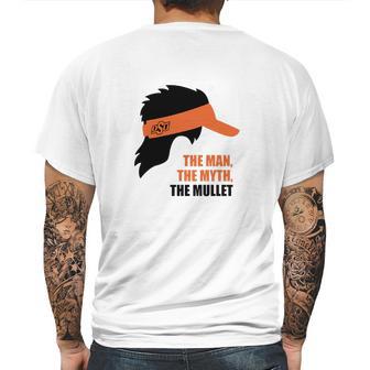 Mike Gundy The Man The Myth The Mullet Mens Back Print T-shirt | Favorety AU