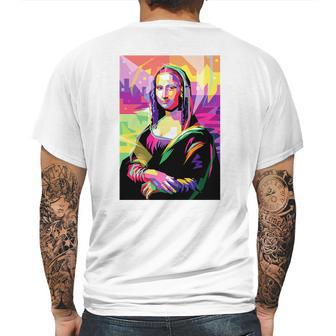 Mona Lisa Pop Art Mens Back Print T-shirt | Favorety CA