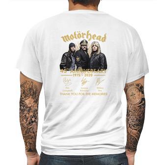 Motorhead 45Th Anniversary 1975-2020 Signatures Shirt Mens Back Print T-shirt | Favorety AU