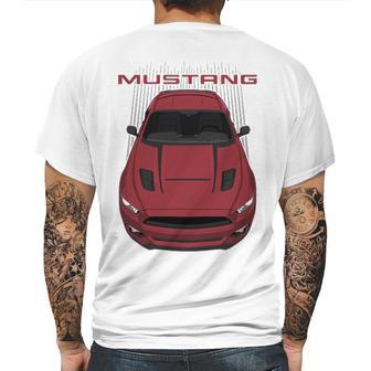 Mustang Gt Cs 2016 2017 Ruby Red Mens Back Print T-shirt | Favorety AU