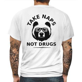 Take Naps Not Drugs Mens Back Print T-shirt | Favorety UK