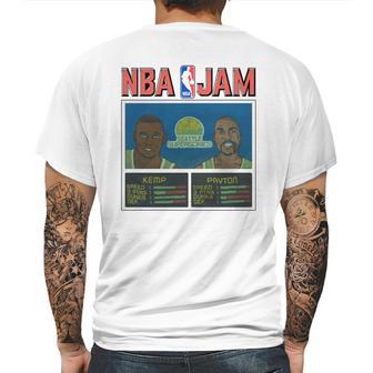 Nba-Jam-Seattle-Supersonics---Pine-L Mens Back Print T-shirt | Favorety UK