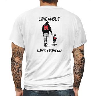 Nebraska Cornhuskers Like Uncle Like Nephew Mens Back Print T-shirt | Favorety CA