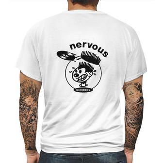 Nervous Records Mens Back Print T-shirt | Favorety DE