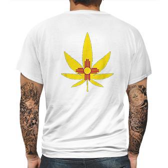 New Mexico Cannabis State Flag Mens Back Print T-shirt | Favorety UK