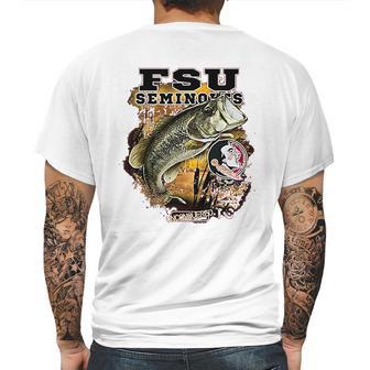 New World Graphics Ncaa Bass Fishing Mens Back Print T-shirt | Favorety UK