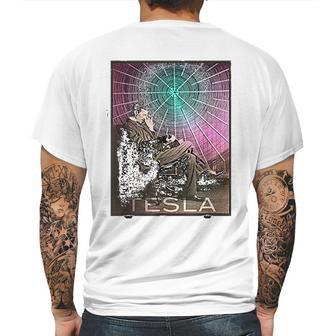 Nikola Teslas Ac Electricity Inspiring Science Mens Back Print T-shirt | Favorety UK