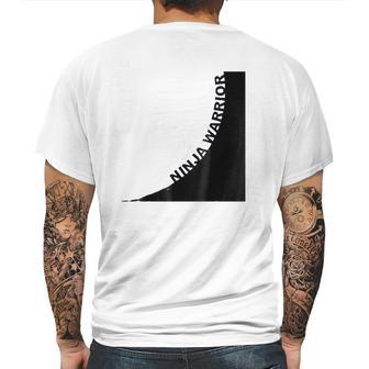 Ninja Warrior Warp Wall Mens Back Print T-shirt | Favorety DE