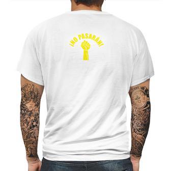 No Pasaran Mens Back Print T-shirt | Favorety CA