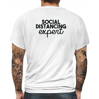 Nobrand Social Distance Expert Funny Social Distancing Humor Mens Back Print T-shirt | Favorety AU