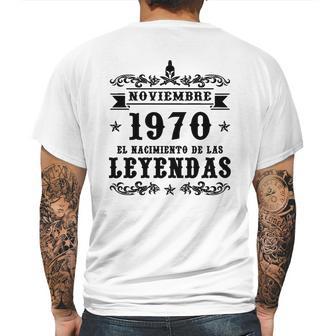 Noviembre 1970 El Nacimiento De Las Leyendas Mens Back Print T-shirt | Favorety CA