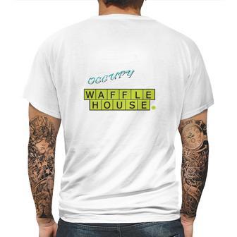 Occupy Waffle House Mens Back Print T-shirt | Favorety AU