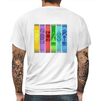 Odd Squad Department Symbols Mens Back Print T-shirt | Favorety DE