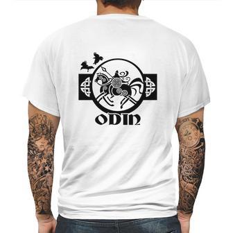 Odin Viking Shirts Valhalla Mens Back Print T-shirt | Favorety