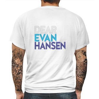 Official Evan Hansen Dark Colors Mens Back Print T-shirt | Favorety DE