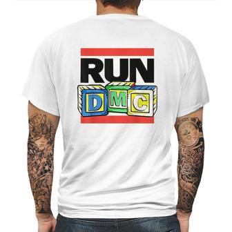 Official Run Dmc Toy Blocks Mens Back Print T-shirt | Favorety