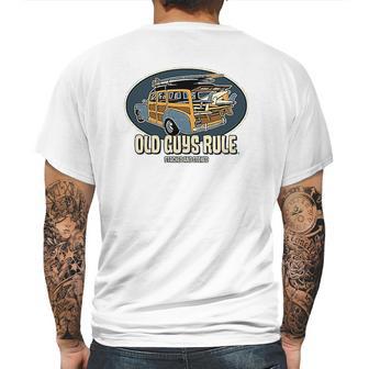 Old Guys Rule Stacked And Stoked Mens Back Print T-shirt | Favorety