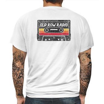 Old Row Radio Cassette Mens Back Print T-shirt | Favorety AU