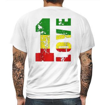 One Love Jamaica Apparel Rasta Reggae Music Caribbean Pride Mens Back Print T-shirt | Favorety CA