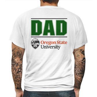 Oregon State University Proud Dad Parents Day 2020 Mens Back Print T-shirt | Favorety