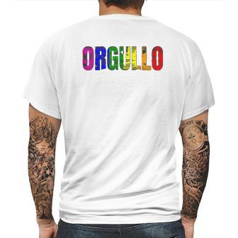 Orgullo Flag Lgbtq For Pride 2019 Mens Back Print T-shirt | Favorety UK