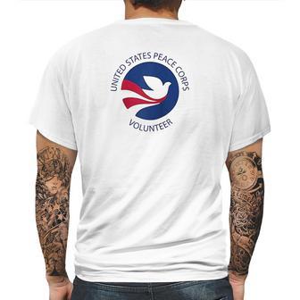 Peace Corps Volunteer Mens Back Print T-shirt | Favorety