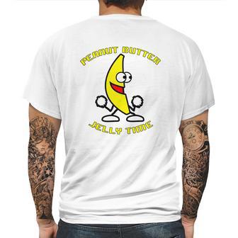 Peanut Butter Jelly Time Mens Back Print T-shirt | Favorety