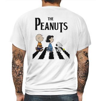 Peanuts Beatles Tshirt Mens Back Print T-shirt | Favorety AU