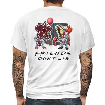 Pennywise Demogorgon Friends Don’T Lie Mens Back Print T-shirt | Favorety CA