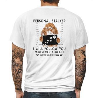 Personal Stalker I Will Follow You Poodle Lover Gift Mens Back Print T-shirt | Favorety CA