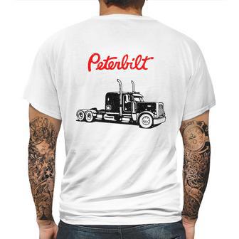 Peterbilt Truck Mens Back Print T-shirt | Favorety