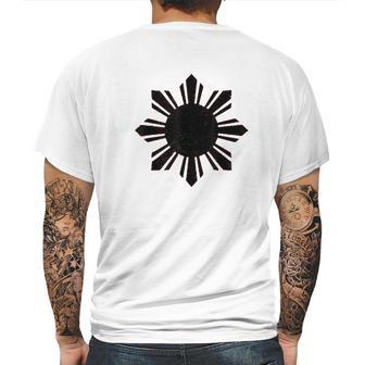 Philippines Filipino Vintage Sun Pinoy Pinay Mens Back Print T-shirt | Favorety AU