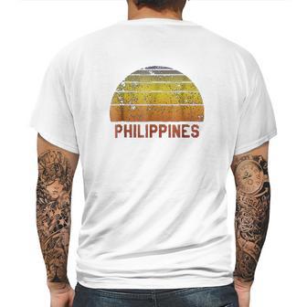 Philippines Retro Vintage 70S Throwback Surf Mens Back Print T-shirt | Favorety AU