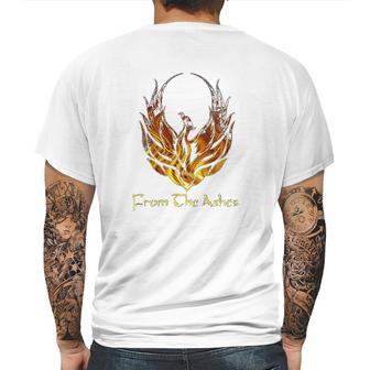 Phoenix Rising From The Ashes Mens Back Print T-shirt | Favorety CA