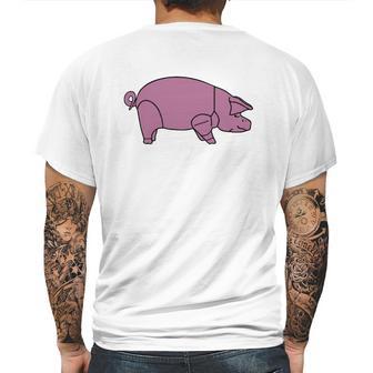 Pig As Worn By Dave Gilmour Mens Back Print T-shirt | Favorety DE