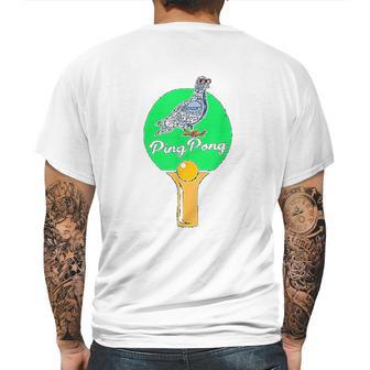 Pigeon Ping Pong Mens Back Print T-shirt | Favorety AU