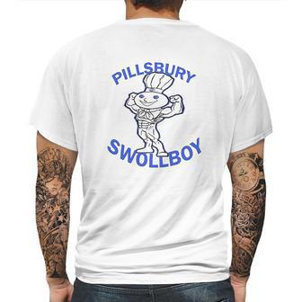 Pillsbury Swollboy Pumped Popping Fresh Parody Mens Back Print T-shirt | Favorety AU