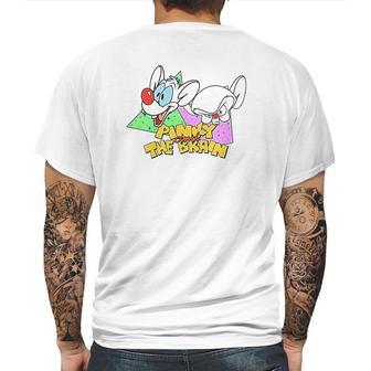 Pinky And The Brain Retro Portrait Mens Back Print T-shirt | Favorety AU