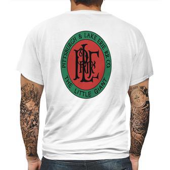 Pittsburgh &Ampamp Lake Erie Railroad Co Mens Back Print T-shirt | Favorety CA