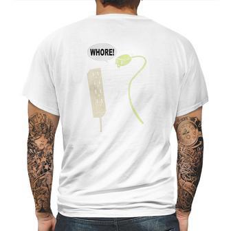 Plug Whore Funny Sayings T-Shirt Mens Back Print T-shirt | Favorety AU