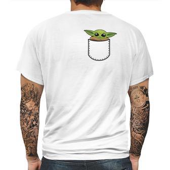 Pocket Baby Yoda Mens Back Print T-shirt | Favorety CA