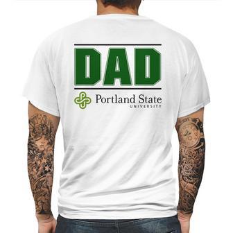 Portland State University Proud Dad Parents Day 2020 Mens Back Print T-shirt | Favorety AU