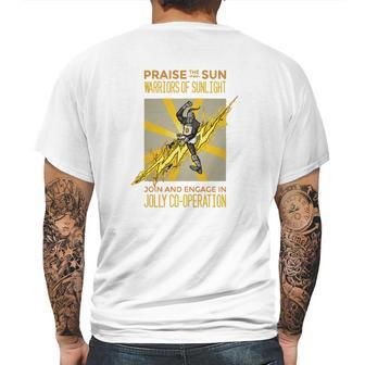 Praise The Sun Warriors Of Sunlight Mens Back Print T-shirt | Favorety AU