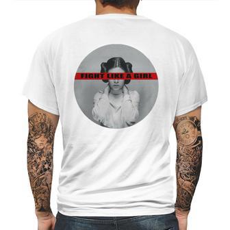 Princess Leia Fight Like A Girl Shirt Mens Back Print T-shirt | Favorety DE