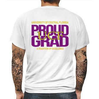 Proud Grad University Of Central Florida Graduation Excellence Mens Back Print T-shirt | Favorety