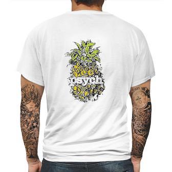 Psych Vintage Pineapple Mens Back Print T-shirt | Favorety UK