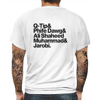 Qtip Phife Dawg Ali Shaheed Muhammad Jarobi Mens Back Print T-shirt | Favorety CA